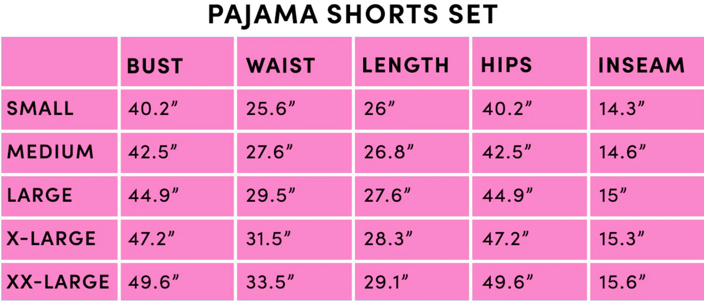 Spring Flowers Lounge Shorts Set