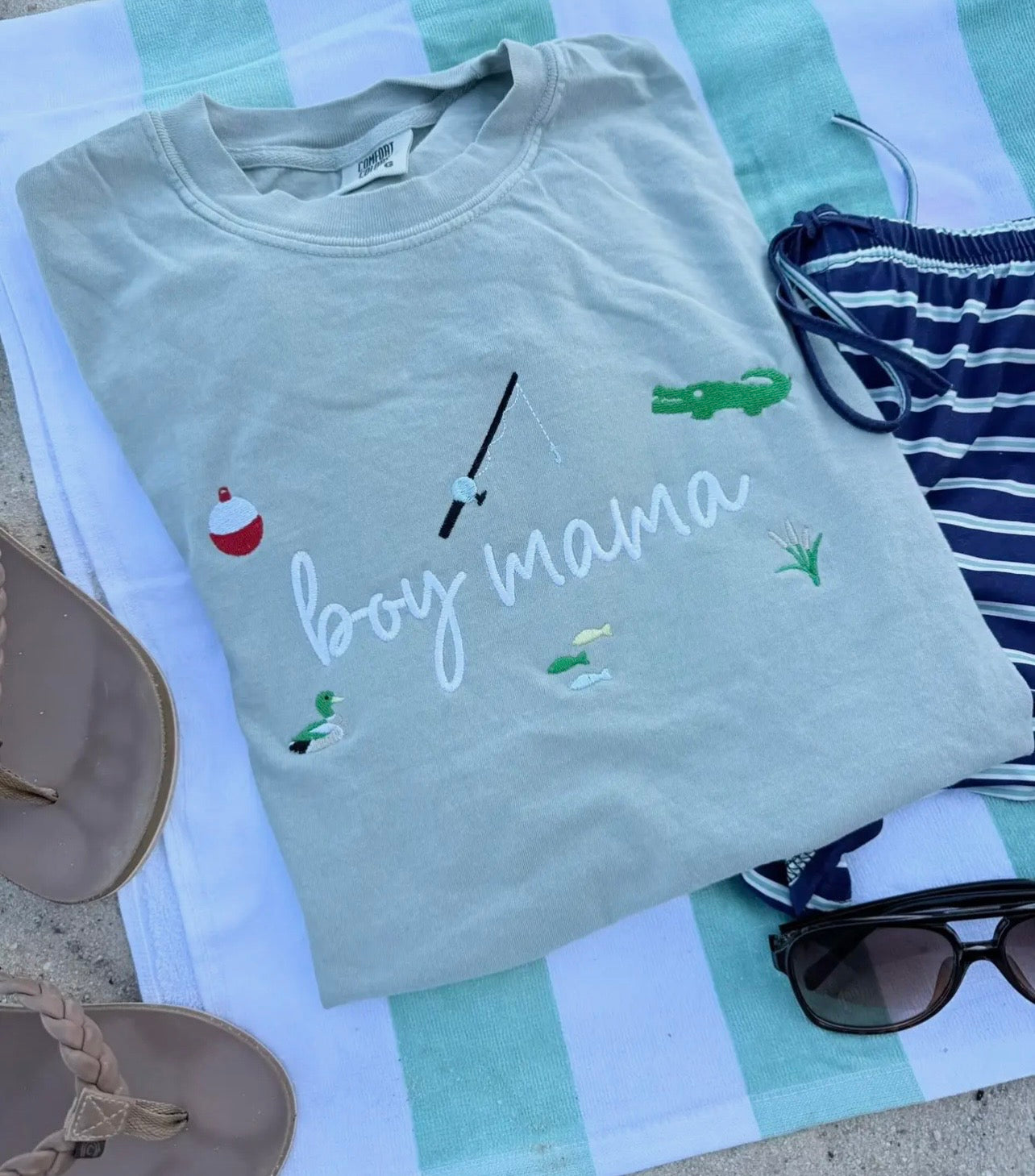 Embroidered Mama Graphic Tee Collection (ETA June)