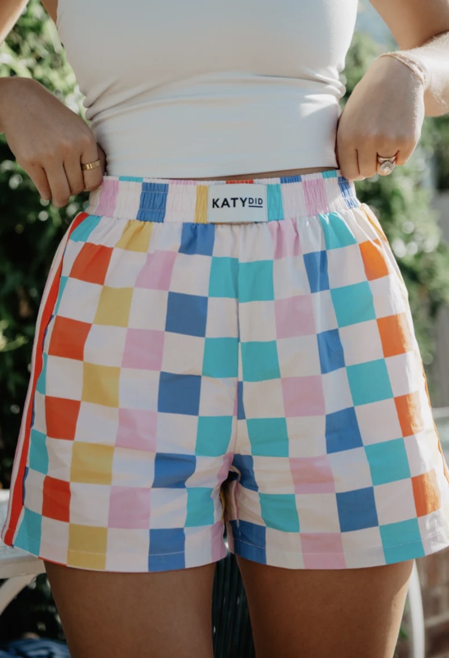 Checkered Boxer Shorts