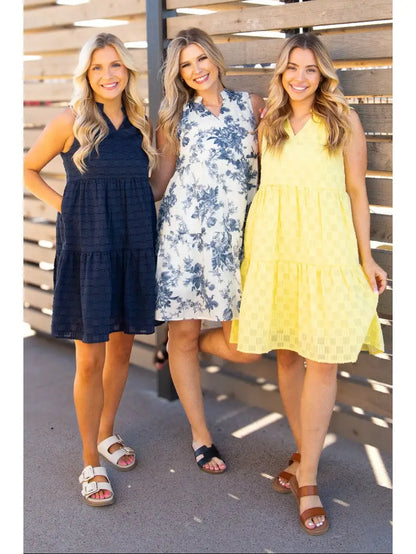 Sleeveless Tiered Dress