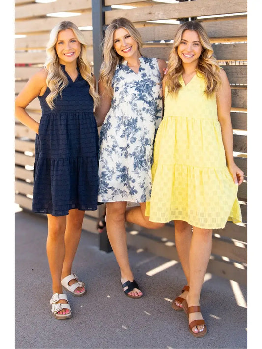 Sleeveless Tiered Dress